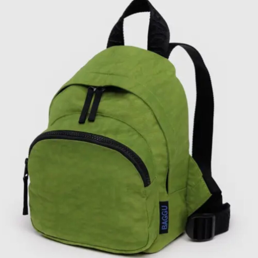 Baggu Mini Nylon Backpack- Green Juice